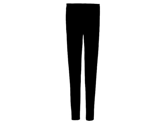 Chloé Chloe Pencil Cut Trousers Black Polyester Triacetate  ref.1287051