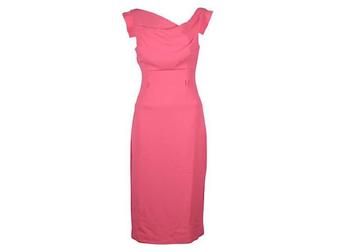 Autre Marque Black Halo Pink Maxi Dress Elastane  ref.1287080