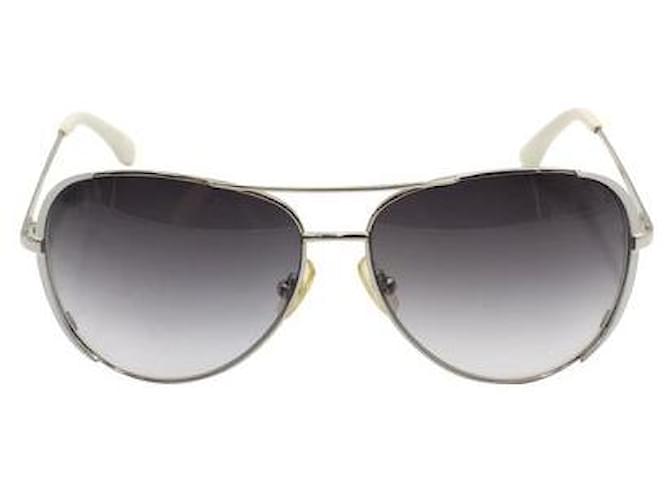 Michael Kors – Pilotensonnenbrille mit weißem Rand Metall  ref.1287087