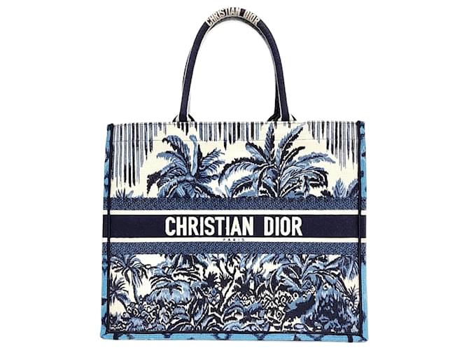 Dior Book Tote bag 42 Blue  ref.1287193