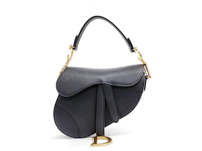 Saddle Christian Dior Minibolso tipo sillín Dior Negro  ref.1287199