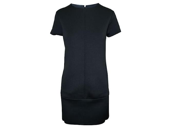 Autre Marque CONTEMPORARY DESIGNER Short Shift Black Dress Metallic Polyester Viscose Elastane  ref.1287233