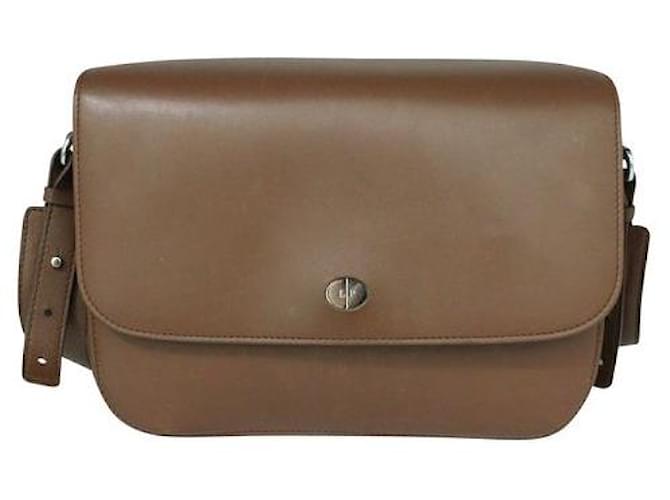 Loro Piana Brown Artemis Leather Shoulder Bag  ref.1287268