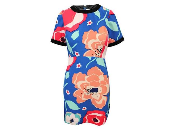 Autre Marque CONTEMPORARY DESIGNER Abstract Print Dress Multiple colors Polyester  ref.1287303