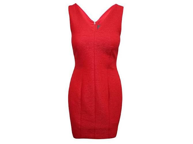 Autre Marque CONTEMPORARY DESIGNER Sleeveless Red Dress Polyester  ref.1287327