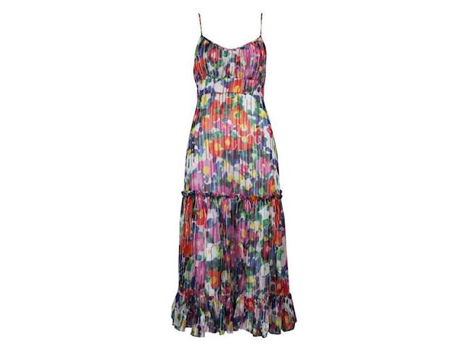 Autre Marque Saloni Multicolor Print Summer Dress Multiple colors Silk Polyester  ref.1287404