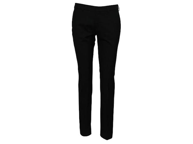 Saint Laurent Elegant Black Pants Silk Wool  ref.1287424