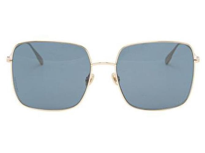 Dior Metal Stellaire 3 Gafas De Sol Dorado Azul  ref.1287430