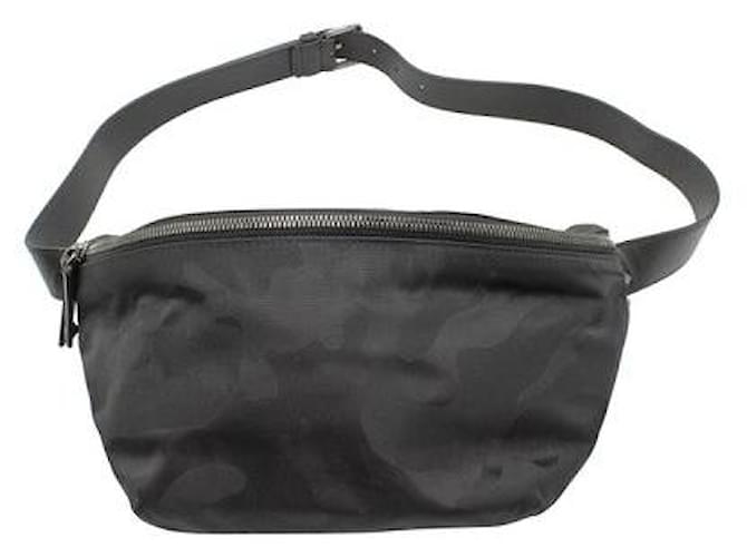 Valentino Nylon Jacquard Waist Bag Black  ref.1287476