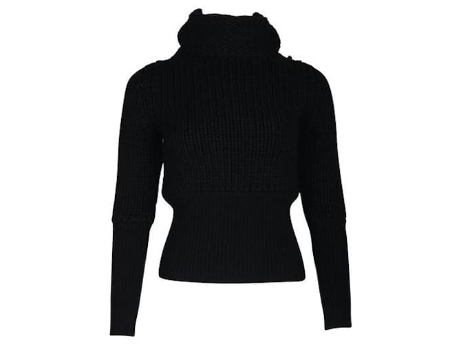 Gucci Black Knitted Turtleneck Sweater  ref.1287518