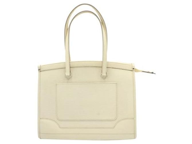 Louis Vuitton Madeleine Handbag in Epi Leather GM Cream  ref.1287528