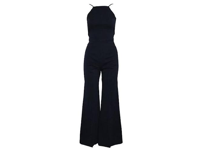 Reformation Navy Blue Jumpsuit with open back  ref.1287543