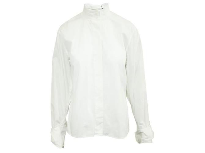 Autre Marque Dion Lee Weißes Hemd mit Krawatten an den Ärmeln Baumwolle  ref.1287604