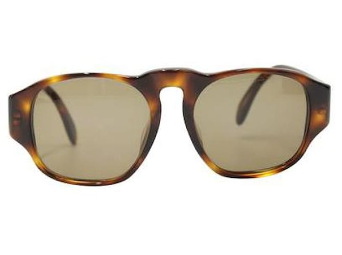 Chanel lunettes de soleil tortue Acetate Marron  ref.1287637