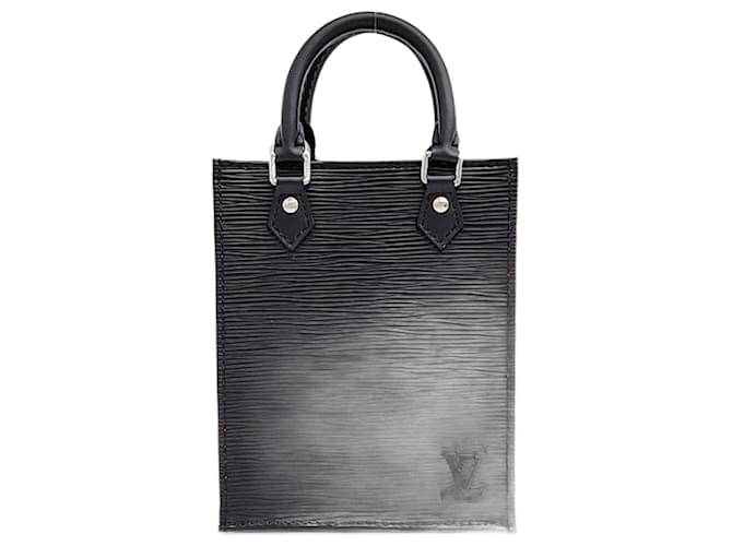 Louis Vuitton Epi Petite Sac Plat Black  ref.1287660