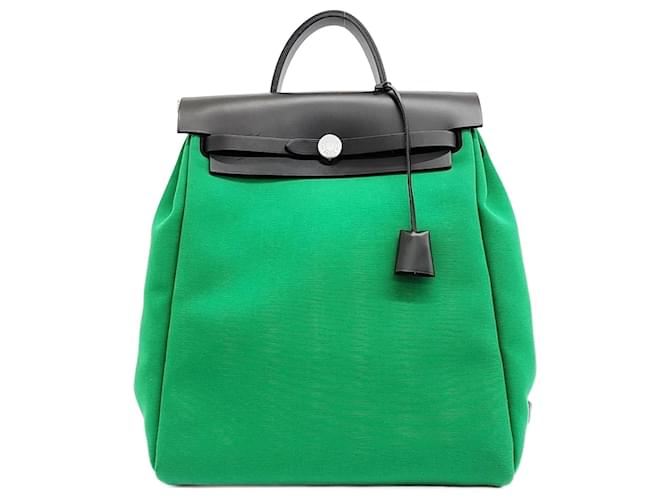 Hermès New Zip Er Backpack (D) Green  ref.1287664