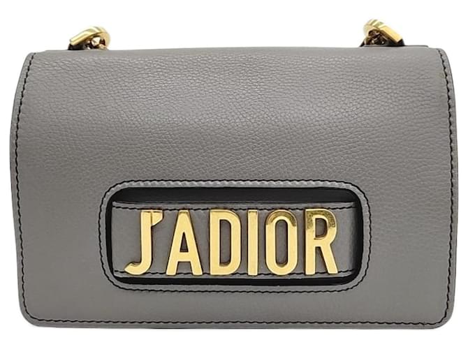 Dior J'Adior Flap Bag Grey  ref.1287753