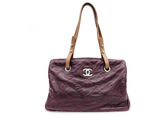 Chanel  Wild Stitch Shoulder Bag Dark red  ref.1287762