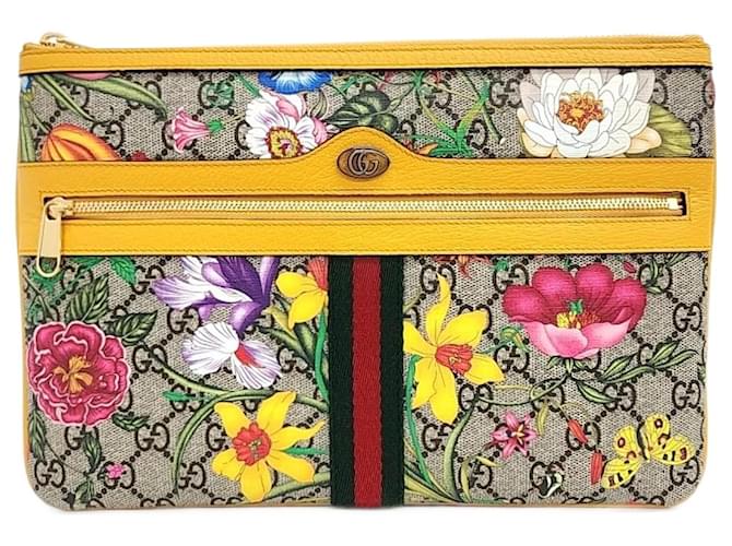 Gucci Embreagem Suprema Ophidia Flora GG (517551) Multicor  ref.1287766