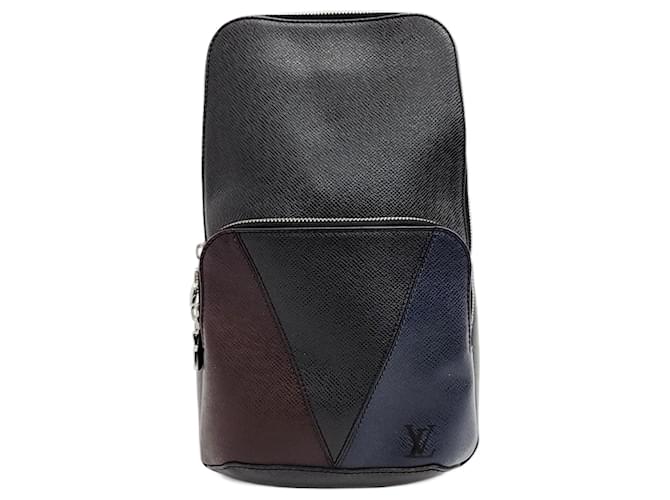 Louis Vuitton Sac à bandoulière Taïga Avenue Noir Multicolore  ref.1287774