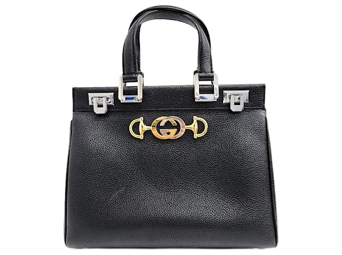 Gucci  Zumi Top Handle Bag Small (569712) Black  ref.1287798
