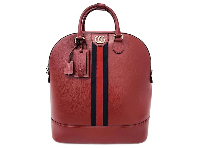Gucci  Sylvie Bowling Bag Red  ref.1287830