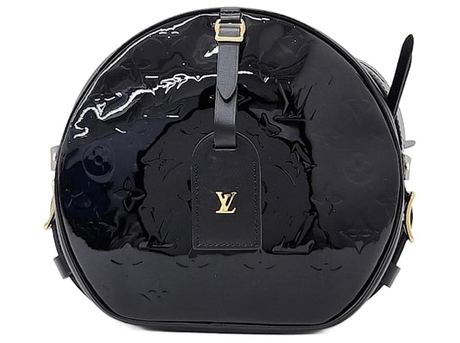 Louis Vuitton Vernis Petite Boite Chapeau Souple Preto  ref.1287853