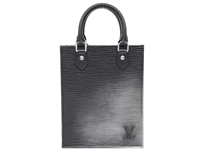 Louis Vuitton Epi Petite Sac Plat M69441 Black  ref.1287880