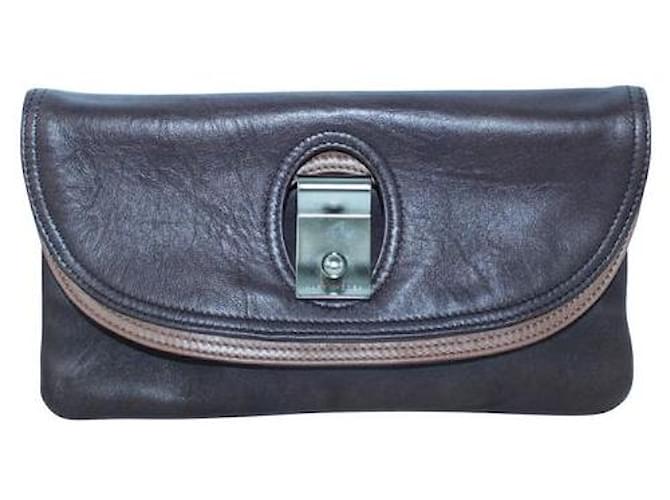 Marc Jacobs Fold Clutch Bag Purple Leather  ref.1287886