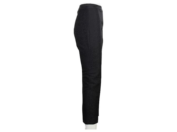 Carolina Herrera Black Pants Textured Polyester  ref.1287932