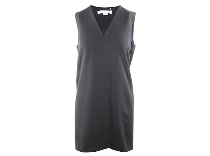 Alexander Wang Black Dress with Tuxedo Details Silk Polyester  ref.1288020