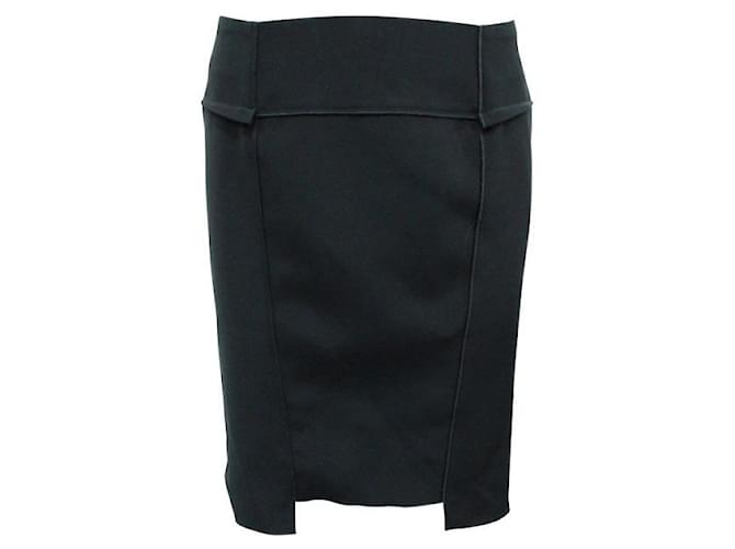 ROLAND MOURET Black Pencil Skirt Polyester Triacetate  ref.1288021