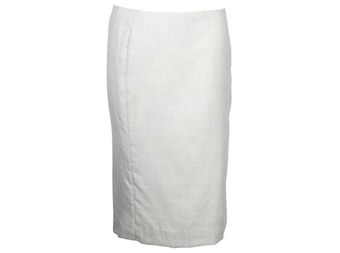 Autre Marque Contemporary Designer Light Grey Cashmere/ silk skirt  ref.1288072