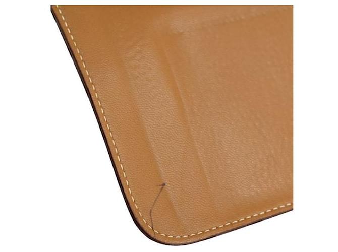 Hermès Hermes Brown Clemence Leather Dogon Duo Wallet  ref.1288285
