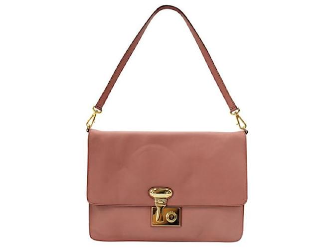 Dolce & Gabbana – Handtasche Miss Linda aus rosa Leder Pink  ref.1288318