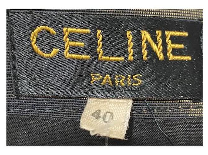 Céline Jupe dorée CELINE Coton Rayon  ref.1288495