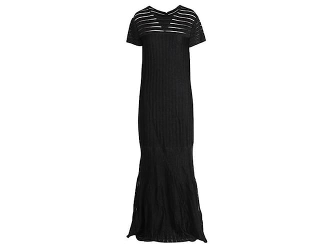 Autre Marque CONTEMPORARY DESIGNER Cocktail Dress with Stripes Black  ref.1288503