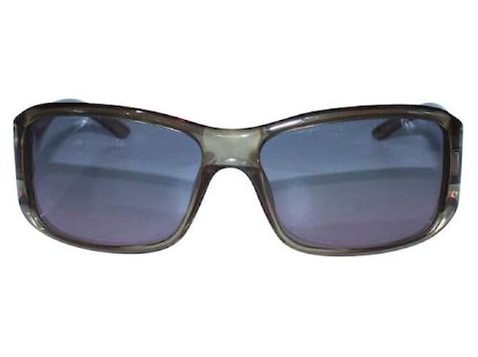 Óculos de Sol Gucci Vintage Marrom Transculento de Plástico "G"  ref.1288609