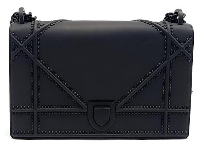 Christian Dior  Diorama Shoulder Bag Black  ref.1288644