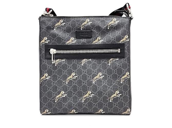 Gucci  PVC Crossbody Bag (474137) Multiple colors Grey  ref.1288756