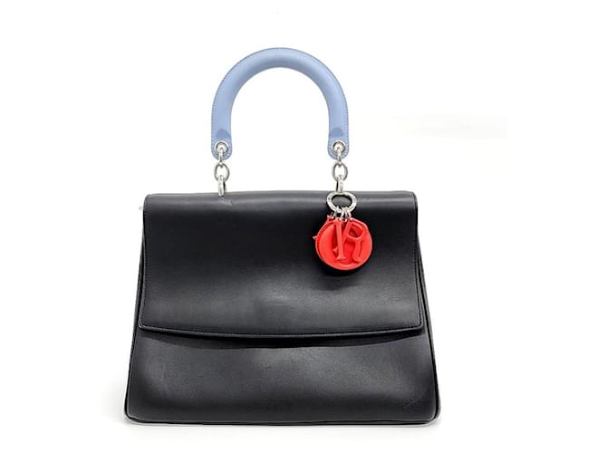 Dior Christian  Be Dior Tote/Shoulder Bag Black Red  ref.1288776