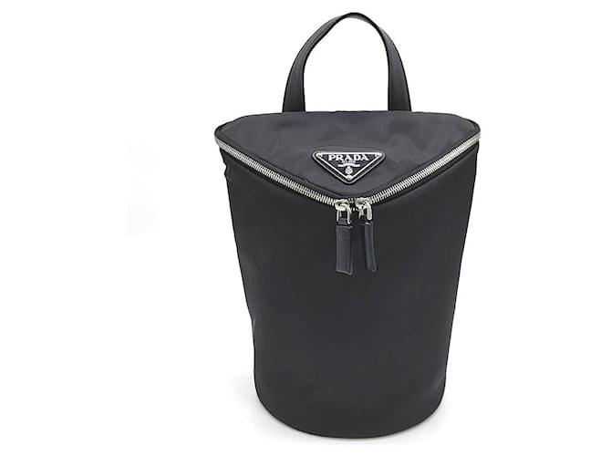 Prada  Re-Nylon Drawstring Backpack (2VZ096) Black  ref.1288784