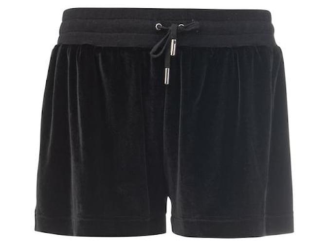 Pantalones cortos de terciopelo Dolce & Gabbana Negro  ref.1288794