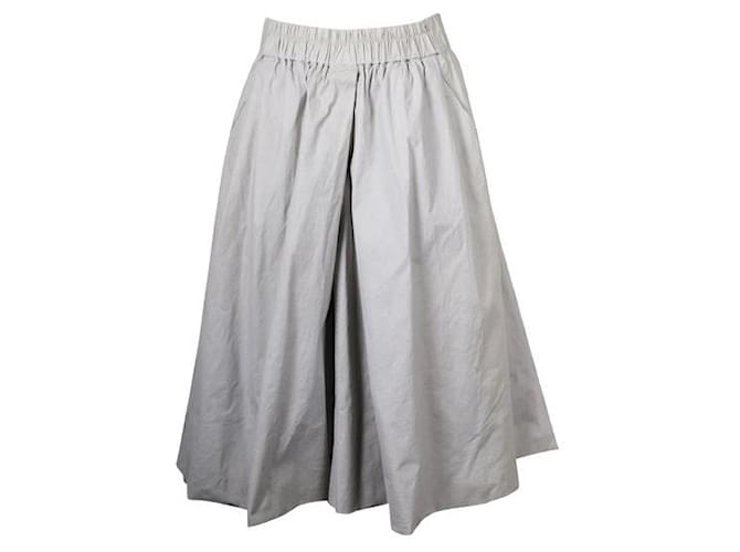 Autre Marque Contemporary Designer Grey Skirt Cotton  ref.1288829