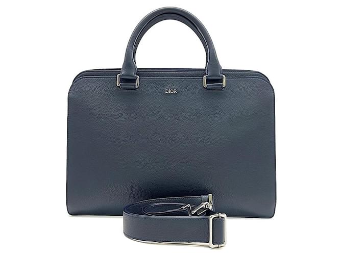 Christian Dior Dior Homme Document Bag Navy blue  ref.1288865