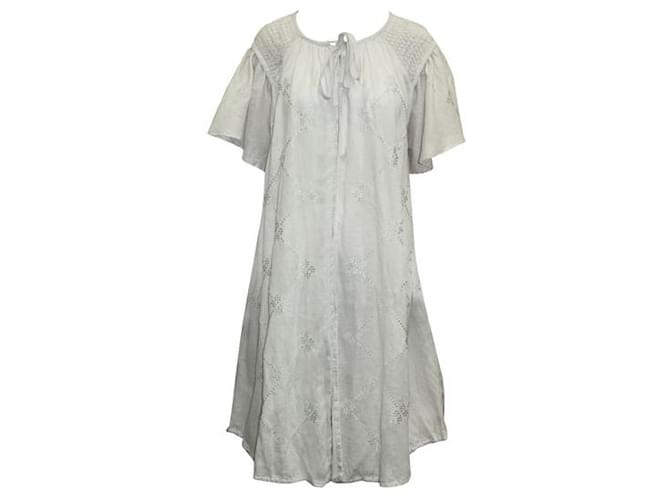 Autre Marque Innika Choo - Robe ample en lin blanc  ref.1288874