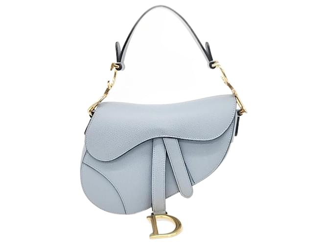 Christian Dior  Mini Saddle Bag Blue  ref.1288923