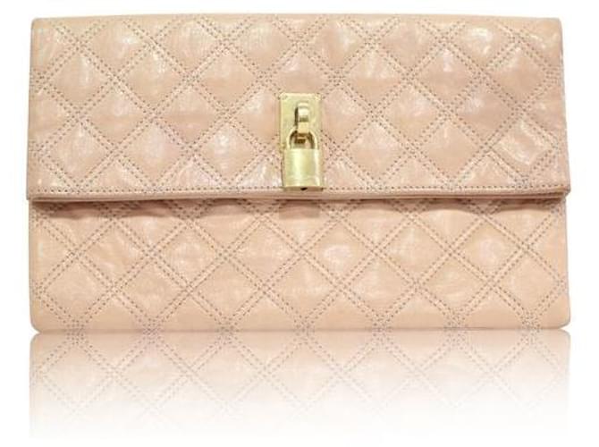Autre Marque CONTEMPORARY DESIGNER Pink Wallet With Padlock Details Leather  ref.1289038