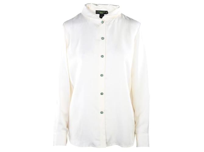 Shanghai Tang Silk Classic Shirt White  ref.1289086