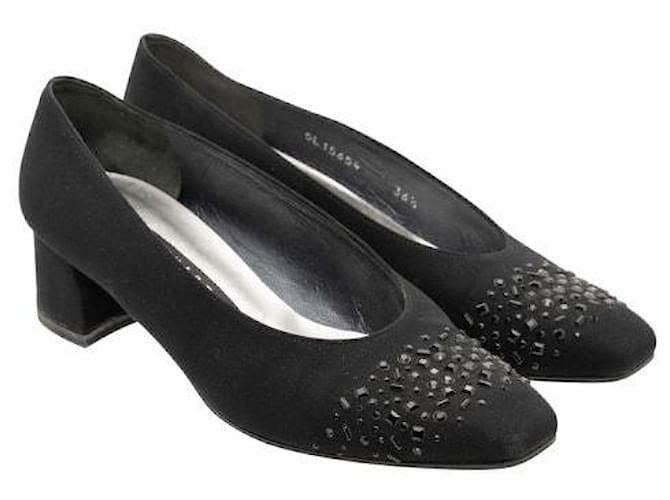 STUART WEITZMAN Pumps mit geschlossener Spitze und Verzierung Schwarz Schweden  ref.1289118